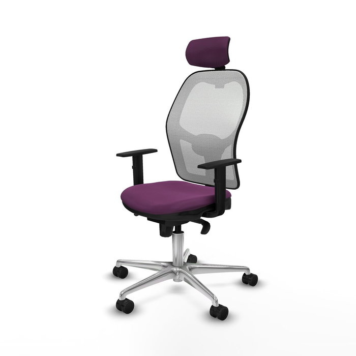 PIQUERAS Y CRESPO Silla de oficina Jorquera Morado y Blanco PIQUERAS Y CRESPO Silla de oficina Jorquera Morado y Blanco