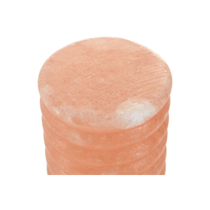 DKD Home Decor Lámpara de sobremesa de sal del Himalaya Rosa Discos