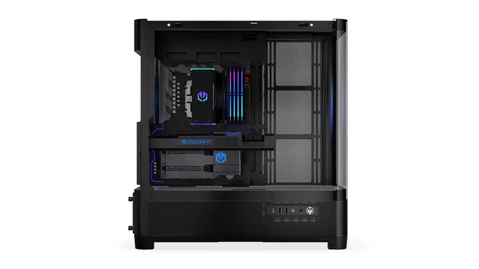 Endorfy Aquarius 8000 Flex, Caja Ordenador Showcase, Cristal Curvo, E-ATX, Refrigeración 420mm