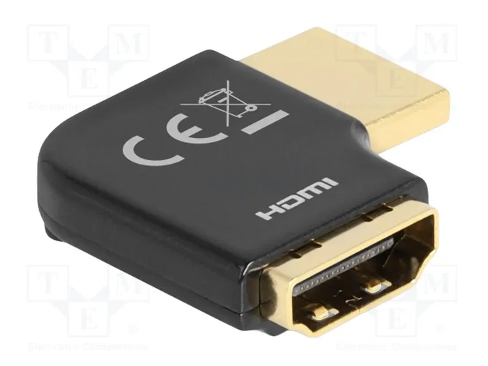 DeLOCK Adaptador HDMI Macho a Hembra 90° Izquierdo 8K 60 Hz Metal DeLOCK Adaptador HDMI Macho a Hembra 90° Izquierdo 8K 60 Hz Metal