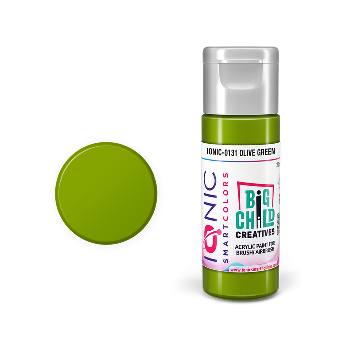 Ionic Pintura Verde Oliva para Pincel y Aerógrafo 20 ml Alta Calidad Ionic Pintura Verde Oliva para Pincel y Aerógrafo 20 ml Alta Calidad