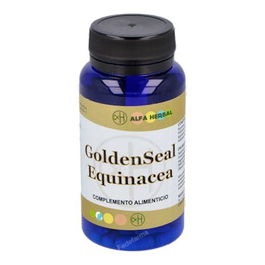 ALFA HERBAL Sello de Oro Equinácea 60 Cápsulas - Antibiótico, Antifúngico Natural para Fortalecer Defensas y Combatir Resfriados