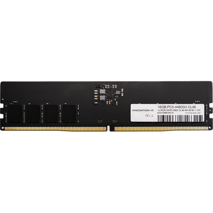Innovation IT Memoria RAM DDR5 16GB UDIMM 5600MHz CL46 Innovation IT Memoria RAM DDR5 16GB UDIMM 5600MHz CL46