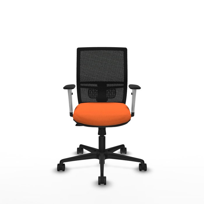 PIQUERAS Y CRESPO Silla de oficina Yunquera Naranja y Negro PIQUERAS Y CRESPO Silla de oficina Yunquera Naranja y Negro