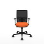 PIQUERAS Y CRESPO Silla de oficina Yunquera Naranja y Negro