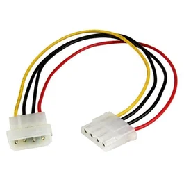 StarTech.com Cable de Extensión de Alimentación Molex LP4 de 4 Pines Macho a Hembra, 30cm