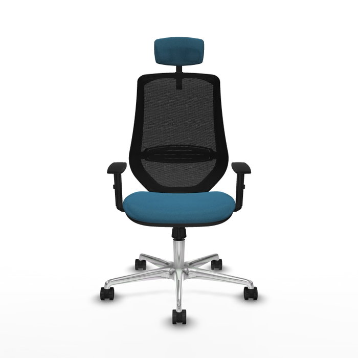PIQUERAS Y CRESPO Silla de oficina Mardos con mecanismo Sincro, Verde petróleo y Negro PIQUERAS Y CRESPO Silla de oficina Mardos con mecanismo Sincro, Verde petróleo y Negro
