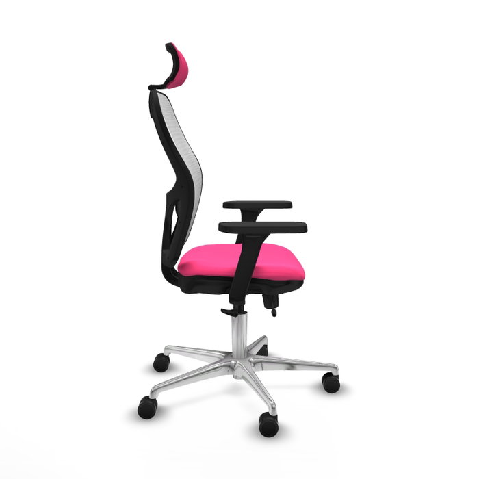 PIQUERAS Y CRESPO Silla de oficina Jorquera Rosa y Blanco PIQUERAS Y CRESPO Silla de oficina Jorquera Rosa y Blanco