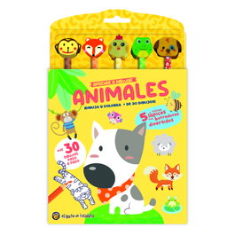 GATO DE HOJALATA, Animales - Lapices y Gomitas