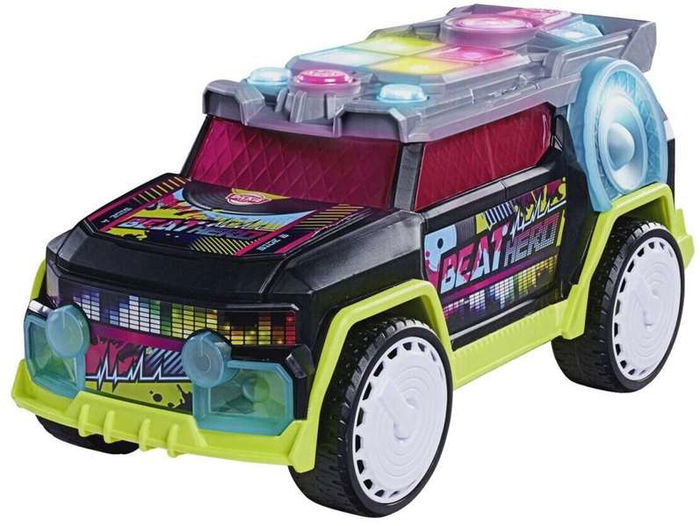 Smoby Coche Streets' n Beatz 32 cm con Luz y 22 Sonidos para Niños a partir de 3 Años