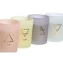 DKD Home Decor Vela Cristal Elementos Surtido de 4 Unidades