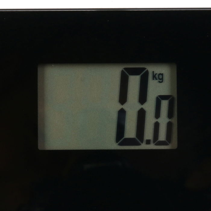 Sensly Báscula Digital de Baño Precisa hasta 180 kg con Pantalla LCD y Superficie de Cristal