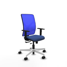 PIQUERAS Y CRESPO Silla de oficina Motilla Azul marino y Azul