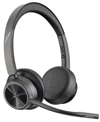 Poly Voyager 4320 Microsoft Teams Certified USB-A Headset + BT700 dongle - Negro Poly Voyager 4320 Microsoft Teams Certified USB-A Headset + BT700 dongle - Negro