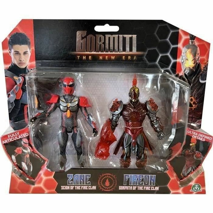 Gormiti Caja de figuras Scion Zane y Fireon asociados con el Fuego - 15 cm Gormiti Caja de figuras Scion Zane y Fireon asociados con el Fuego - 15 cm