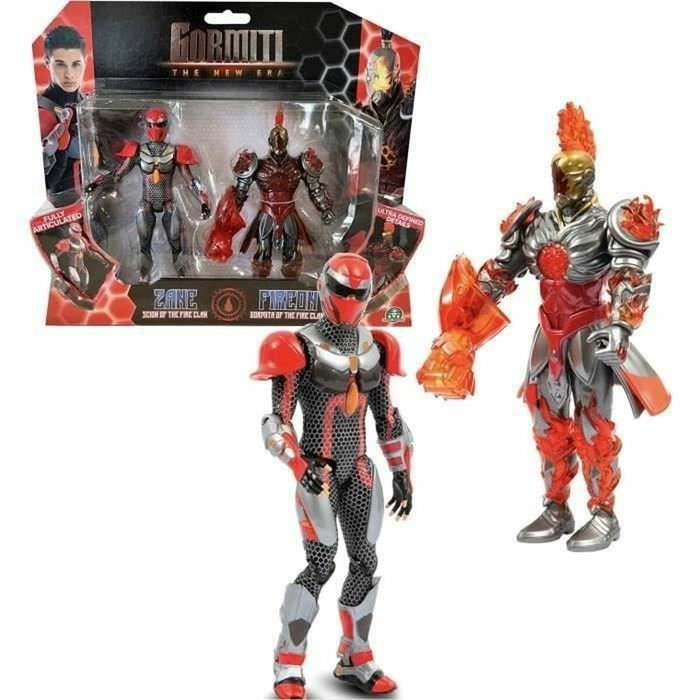 Gormiti Caja de figuras Scion Zane y Fireon asociados con el Fuego - 15 cm Gormiti Caja de figuras Scion Zane y Fireon asociados con el Fuego - 15 cm