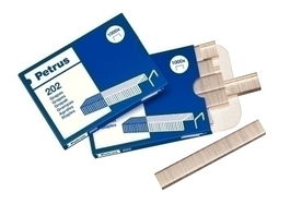 Grapas Petrus 202 Para Bambina Galvanizadas Caja De 1000