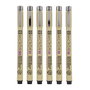 Sakura Pigma Micron 01 estuche de 6 colores básicos