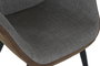 DKD Home Decor Silla Loft Marron Gris Metal PU 62 x 84 x 63 cm (2 Unidades)