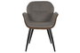 DKD Home Decor Silla Loft Marron Gris Metal PU 62 x 84 x 63 cm (2 Unidades)