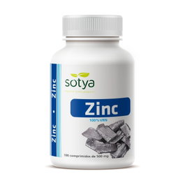 SOTYA Zinc 100 comprimidos 500mg