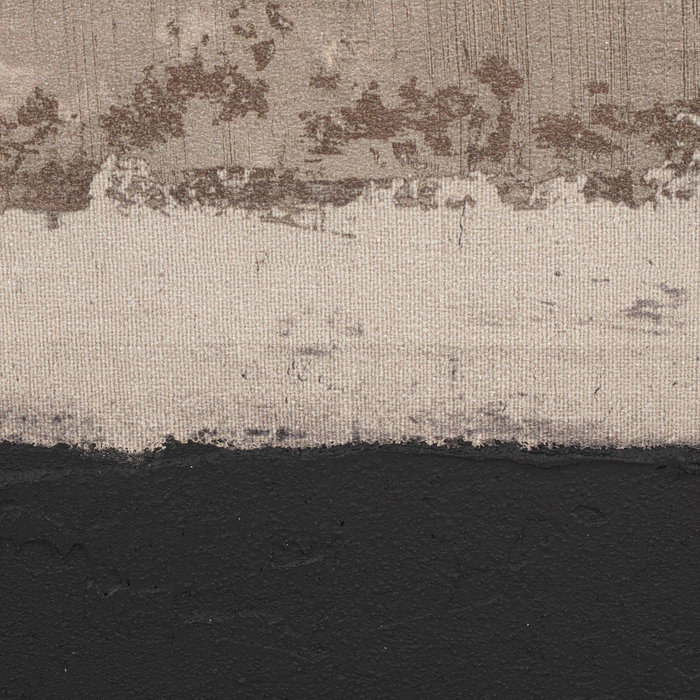 DKD Home Decor Cuadro Lienzo Abstracto Marrón y Negro 120x120x5,2 cm