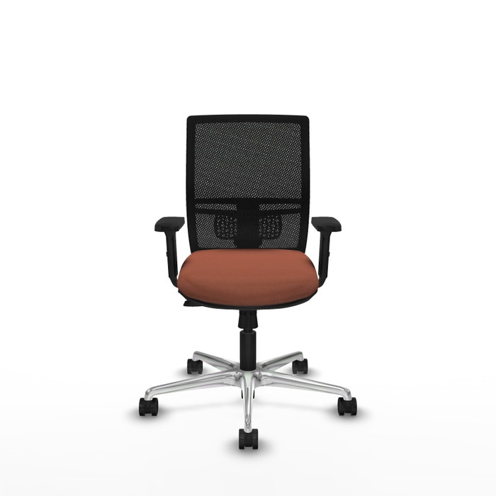 PIQUERAS Y CRESPO Silla de oficina Yunquera con mecanismo Sincro/Traslack, Marrón y Negro PIQUERAS Y CRESPO Silla de oficina Yunquera con mecanismo Sincro/Traslack, Marrón y Negro