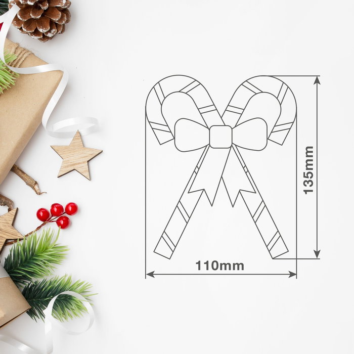 GSC Evolution Bastones de caramelo decorativos árbol de navidad GSC Evolution Bastones de caramelo decorativos árbol de navidad