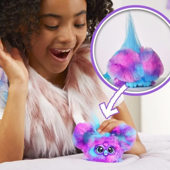 Furby Furblets Luv-Lee K-Pop, Mini peluche electrónico para niñas y niños, más de 45 sonidos, a partir de 6 años, Hasbro