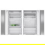 Siemens KF96NVPEA Frigorífico Combinado No Frost MultiDoor Puerta Francesa 605L (405L+200L) Clase E Plata SN-T 183x91x73,1 cm
