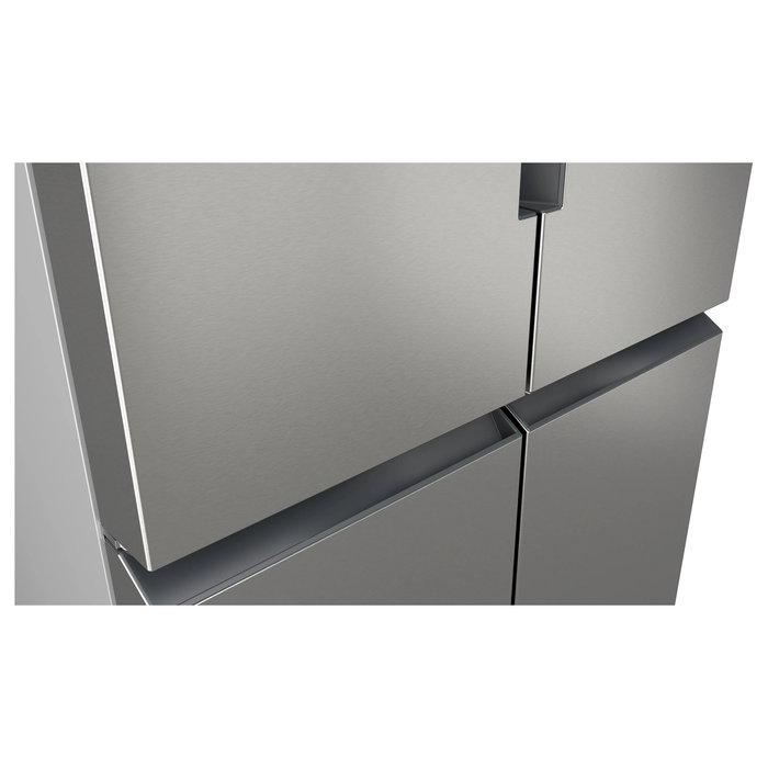 Siemens KF96NVPEA Frigorífico Combinado No Frost MultiDoor Puerta Francesa 605L (405L+200L) Clase E Plata SN-T 183x91x73,1 cm