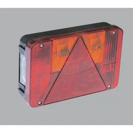 Función Fuego 6 Radex 5800 Derecha - Iluminación LED Rojo y Naranja, Impermeable, Rectangular, Para Atornillar