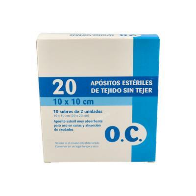 GASPUNT Compresas Tejido de Punto 10x10 cm (20 unidades)