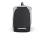 Q-connect Mochila para portátil de 18" negra / gris, poliéster impermeable, 460x170x310 mm