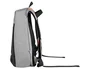 Q-connect Mochila para portátil de 18" negra / gris, poliéster impermeable, 460x170x310 mm