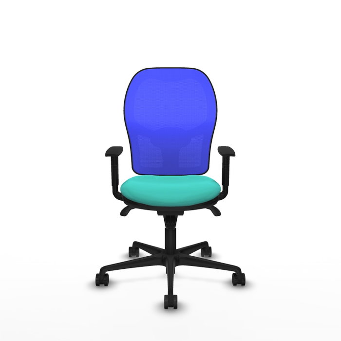 PIQUERAS Y CRESPO Silla de oficina Jorquera Sincro Azul y Turquesa