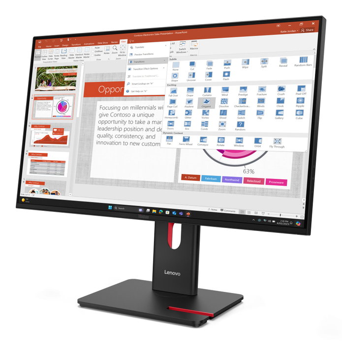 Lenovo ThinkVision T27-40 Monitor de 27 pulg. Full HD IPS 120Hz Negro