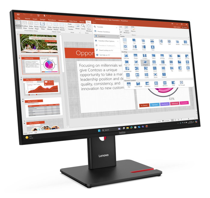 Lenovo ThinkVision T27-40 Monitor de 27 pulg. Full HD IPS 120Hz Negro