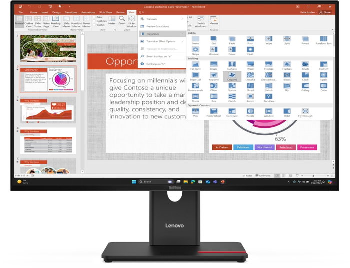 Lenovo ThinkVision T27-40 64A5MAT6EU Negro Lenovo ThinkVision T27-40 64A5MAT6EU Negro