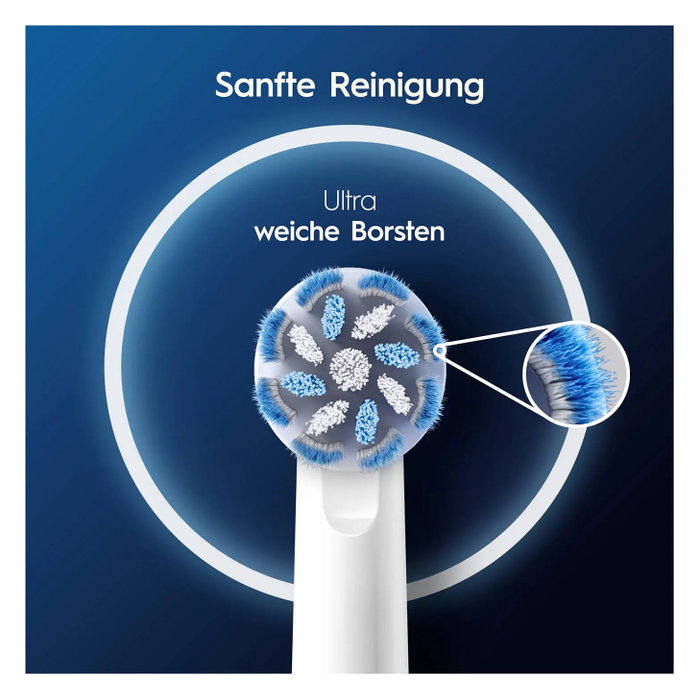 Oral-B Cabezales Pro Sensitive Clean 4er Extrasuave para Cepillo de Dientes Eléctrico