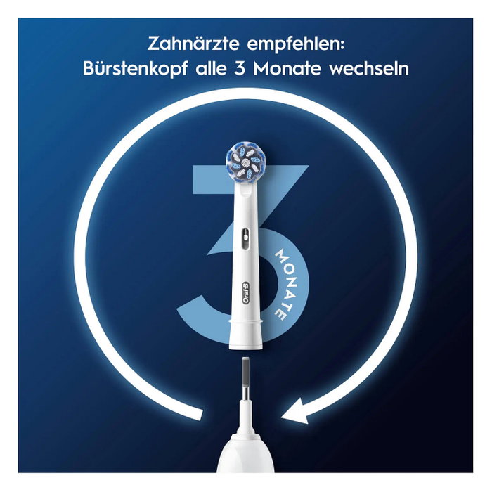 Oral-B Cabezales Pro Sensitive Clean 4er Extrasuave para Cepillo de Dientes Eléctrico