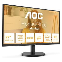 AOC U27B3M Monitor 27 Pulgadas QHD 4K Ultra HD VA 60Hz Negro