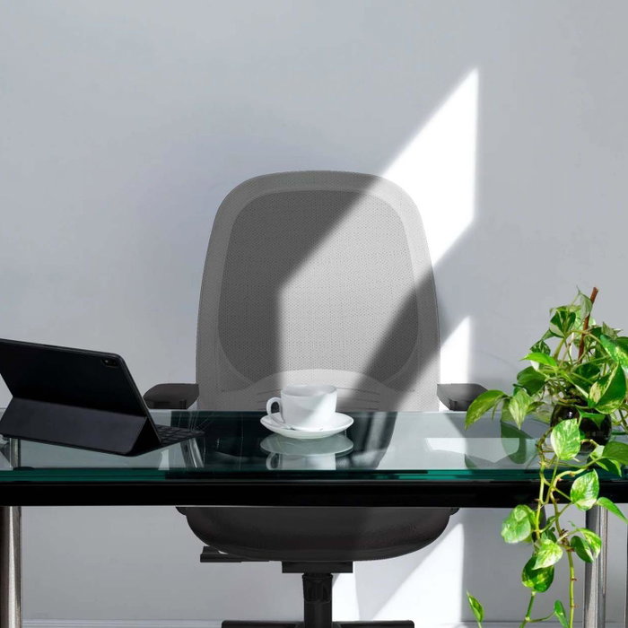 PIQUERAS Y CRESPO Silla de oficina Cilanco con mecanismo Sincro, Turquesa y Gris