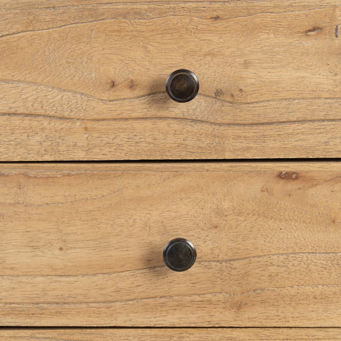 Mesita Natural Madera Mindi Dormitorio 43 X 34 X 55 cm Mesita Natural Madera Mindi Dormitorio 43 X 34 X 55 cm