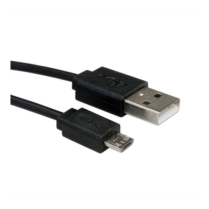 ROLINE Cable USB 2.0 Espiral A a Micro-USB B 1 m Negro ROLINE Cable USB 2.0 Espiral A a Micro-USB B 1 m Negro