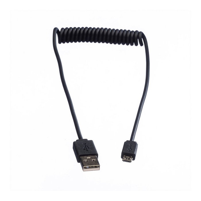 ROLINE Cable USB 2.0 Espiral A a Micro-USB B 1 m Negro ROLINE Cable USB 2.0 Espiral A a Micro-USB B 1 m Negro