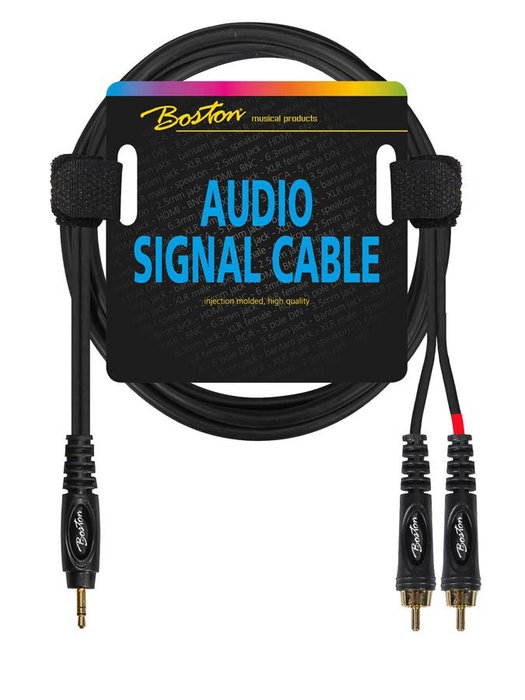 Cable de Audio Boston Rca A Jack 3.5 mm 3 Metros Cable de Audio Boston Rca A Jack 3.5 mm 3 Metros