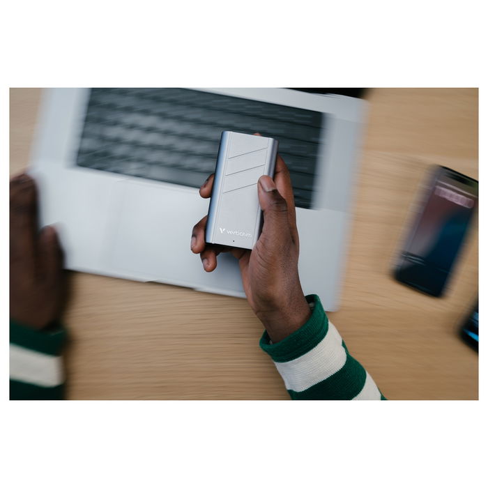 Verbatim TurboMetal SSD USB 4.0 1TB Unidad SSD Externa USB-C 40Gbps Plata 3700MB/s