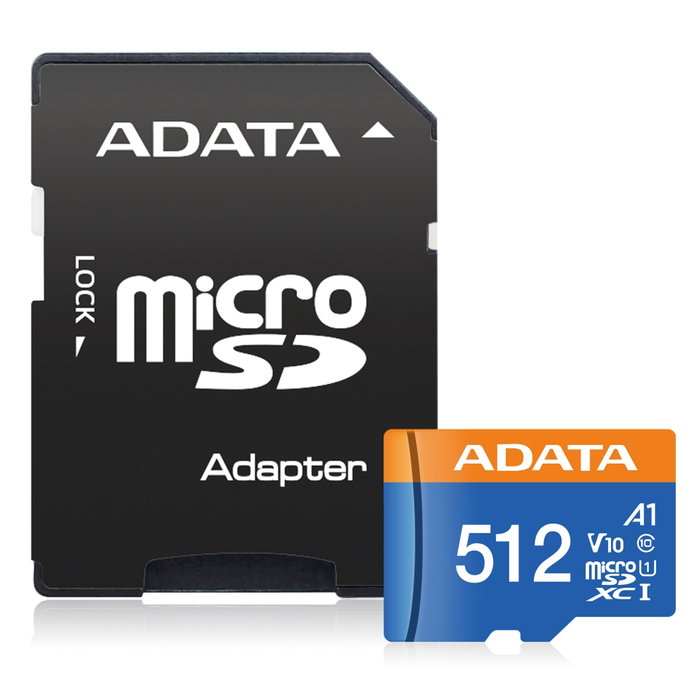 ADATA Premier 512GB MicroSDXC UHS-I U1 Clase 10 V10 A1 ADATA Premier 512GB MicroSDXC UHS-I U1 Clase 10 V10 A1