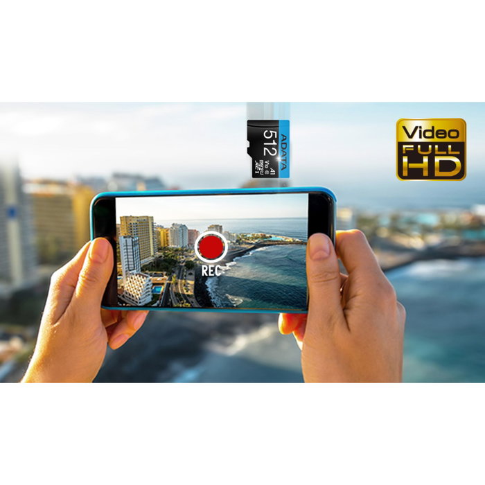 ADATA Premier 512GB MicroSDXC UHS-I U1 Clase 10 V10 A1 ADATA Premier 512GB MicroSDXC UHS-I U1 Clase 10 V10 A1